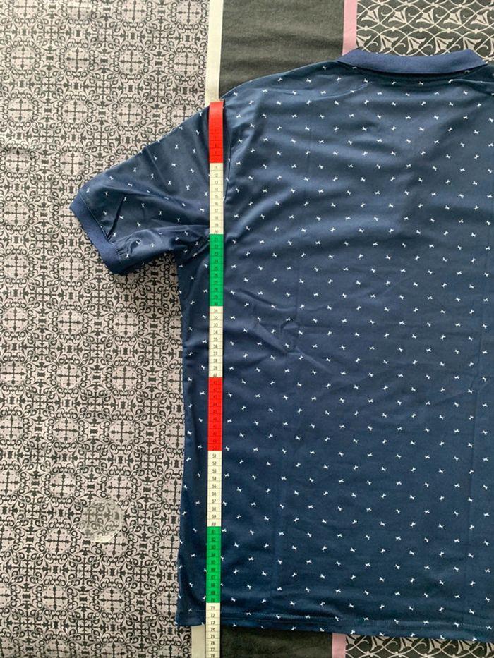 Polo homme imprimé bleu marine neuf taille xxl - photo numéro 7