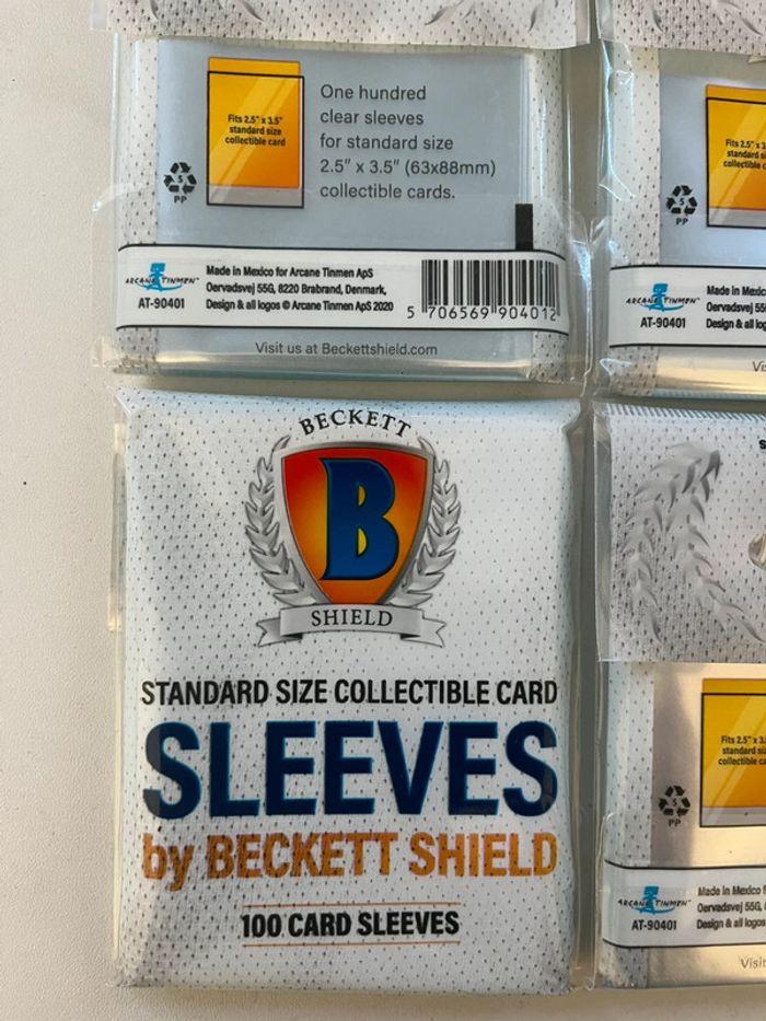 400 sleeves standards ( 4 x 100 ) Beckett Shields - photo numéro 3