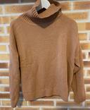 Pull col roulé marron Shein taille S