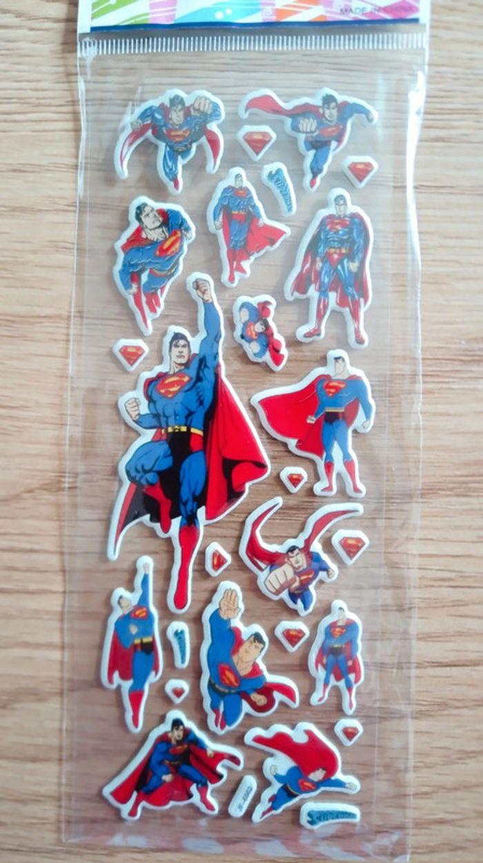 Superman stickers scrapbooking