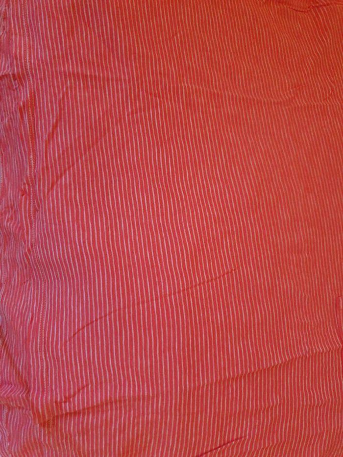 Tee-shirt rayé corail et blanc - photo numéro 6