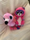 Lot de deux peluches grands yeux