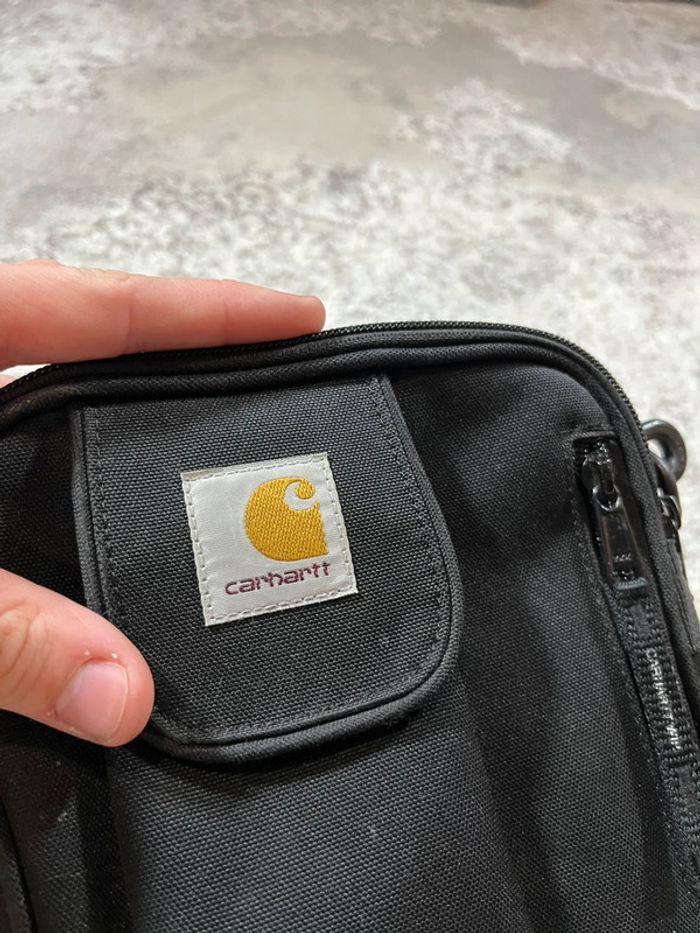 Saccoche Carhartt Wip Essentials Small Bag Black - photo numéro 4