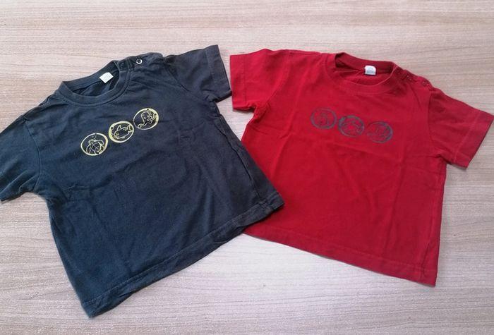 Lot 2 tee shirts 2 ans - photo numéro 1