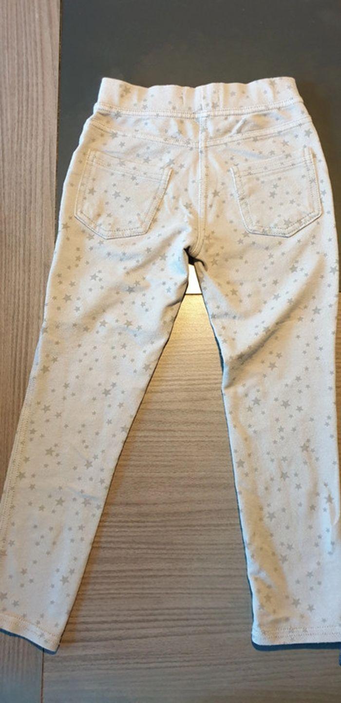 Lot 2 pantalons jeggings 5/6ans - photo numéro 8