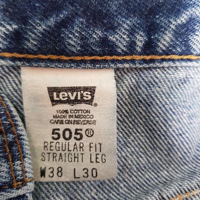 Jean Levi's 505 W38 L30 Bleu Marine - photo numéro 9