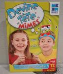 Jeu devinette tête mimes