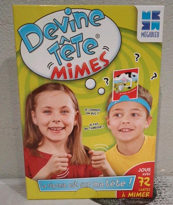 Jeu devinette tête mimes - photo numéro 1