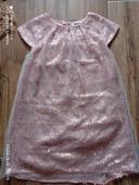 Robe fête cérémonie rose à sequins et tulle Tape a l'oeil 5 ans