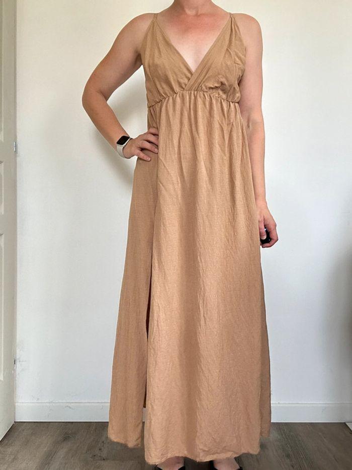 Robe longue camel taille unique (34/36/38/40/42) 💖 - photo numéro 3