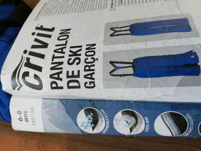 Pantalon ski neuf bleu 6/8 ans - photo numéro 8