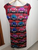 Robe Desigual voiture Vintage rouge