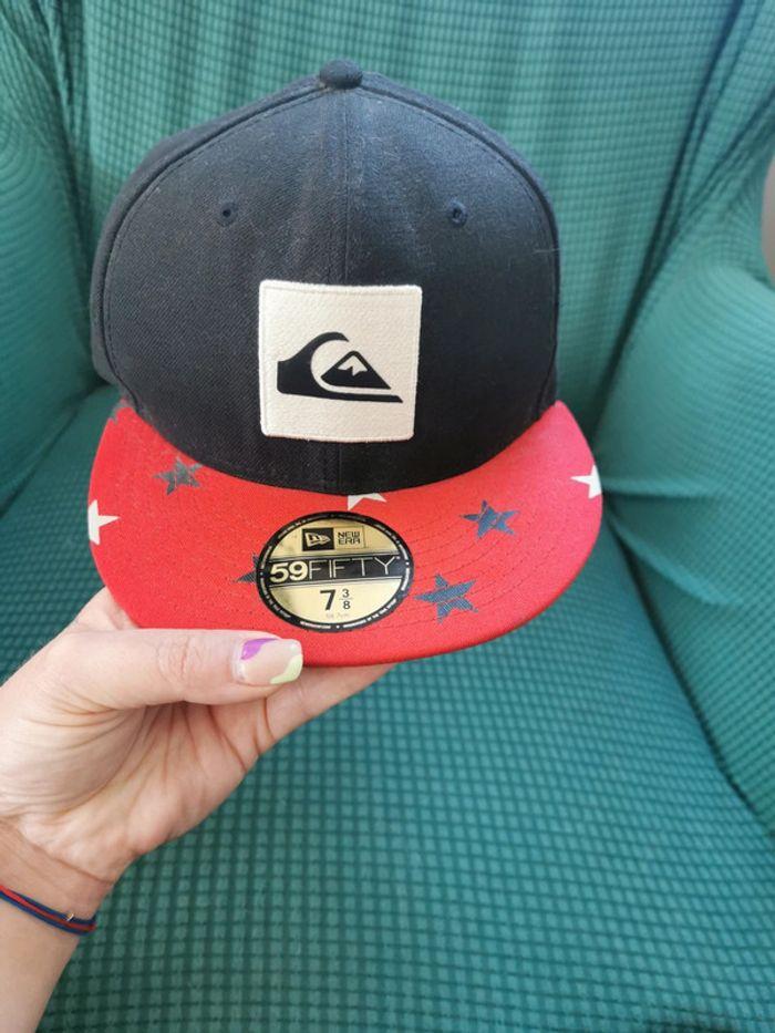 Casquette Quiksilver new era cap x 59 fifty fitted  green size 7 3/8 - photo numéro 10