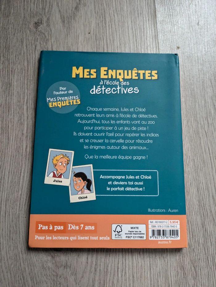 Livre mes enquêtes a l'école des détectives - photo numéro 2