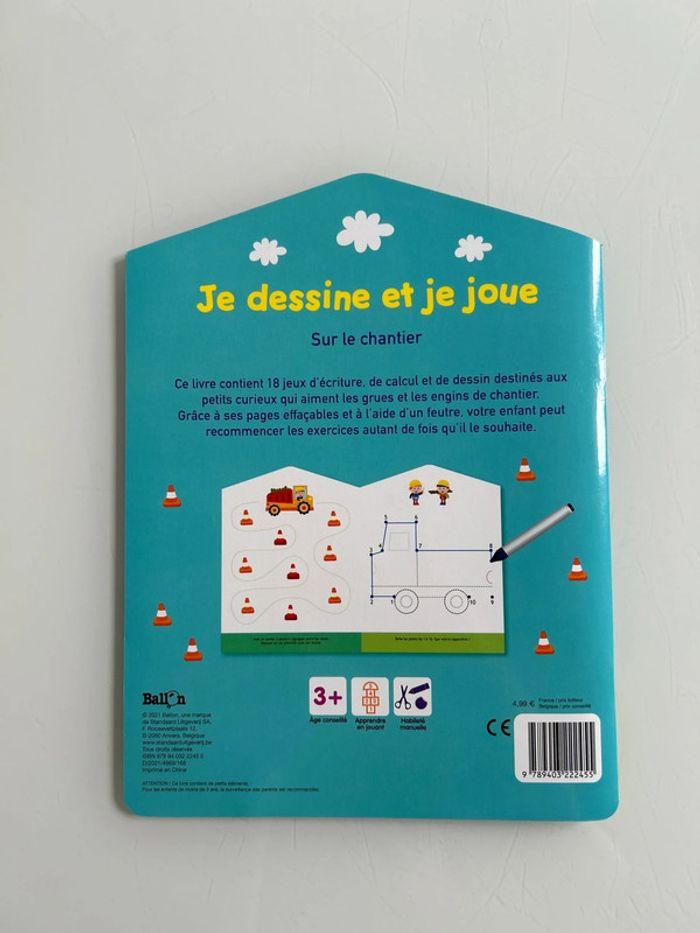 Livre d’activités « je dessine et je joue » points à relier, pointillés, pixels art - photo numéro 2