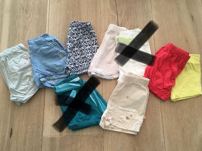 Joli lot shorts fille 6 mois