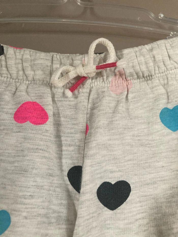 H&M short gris cœurs multicolores 4-5 ans - photo numéro 2