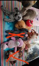 Lot 6 peluches