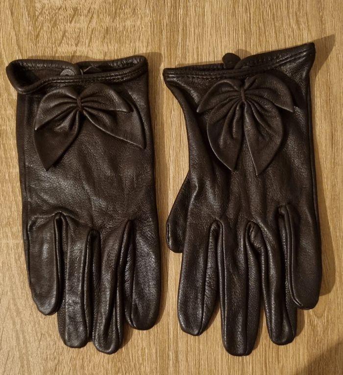 Gants marrons Naf Naf - photo numéro 1