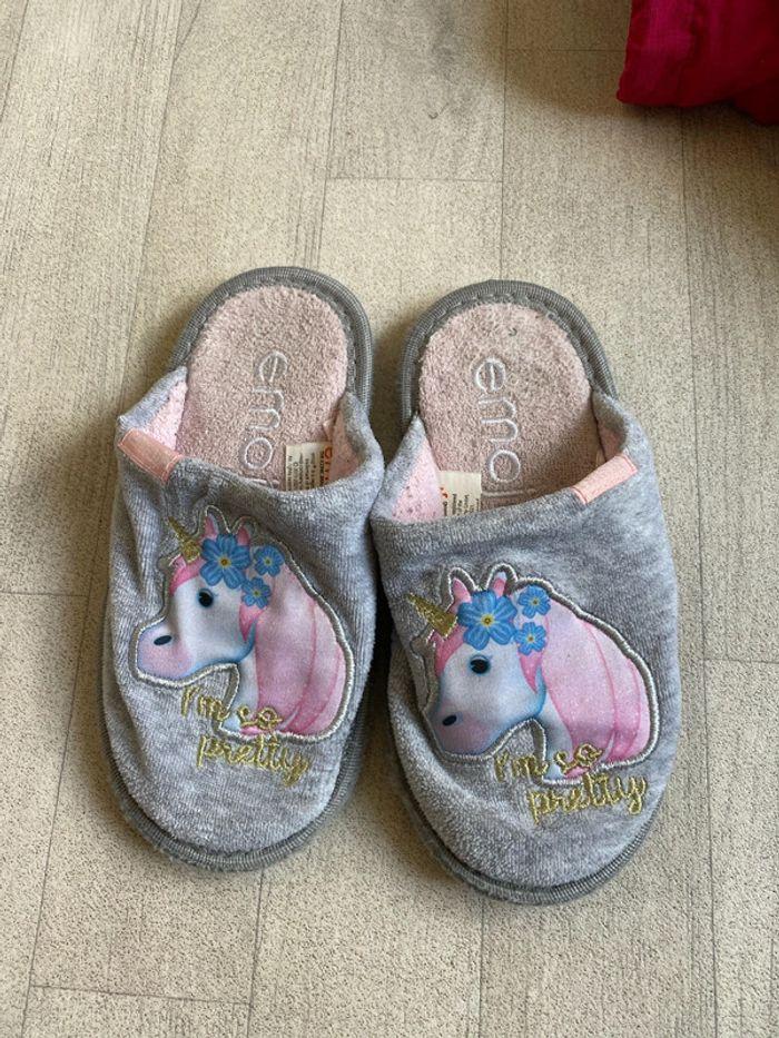 Chaussons licorne