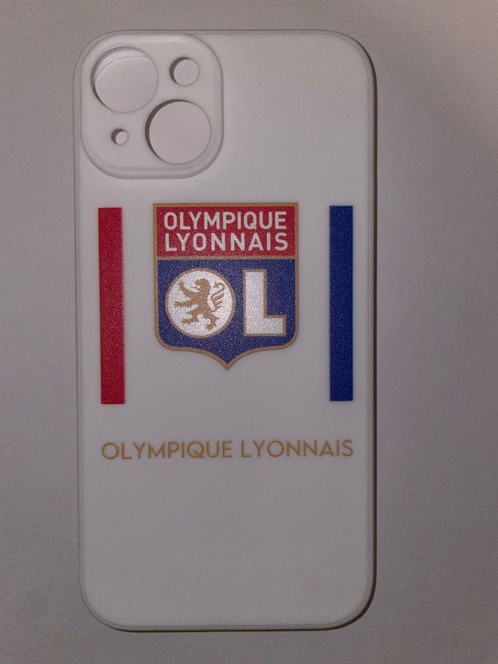 Coque iPhone 14 - Lyon 🔴🔵- 5 coloris disponibles - photo numéro 3