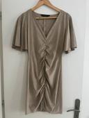 Robe suédine Zara beige