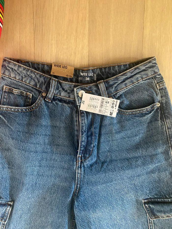 Jean large taille 36 kiabi neuf avec étiquette - photo numéro 3