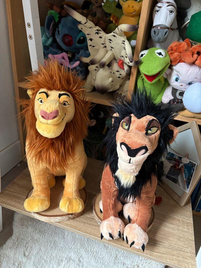 peluches le roi lion star et mufasa disney - photo numéro 2