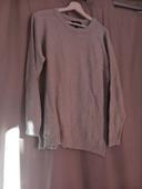 Pull gris clair pull & bear