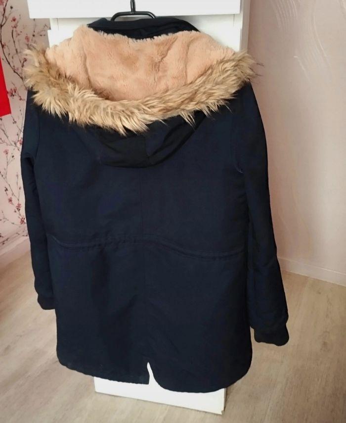 Veste parka matelassée bleu H&m 14ans - photo numéro 8