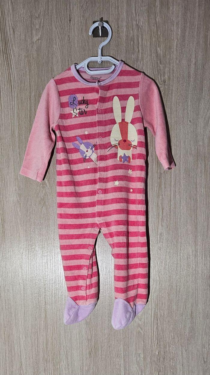 Lot de 7 Pyjamas velours 18 mois fille - photo numéro 8