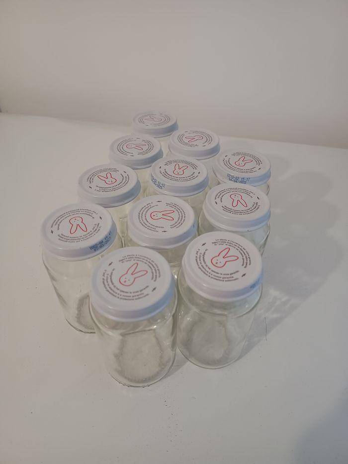 Lot 11 pots en verre Babybio