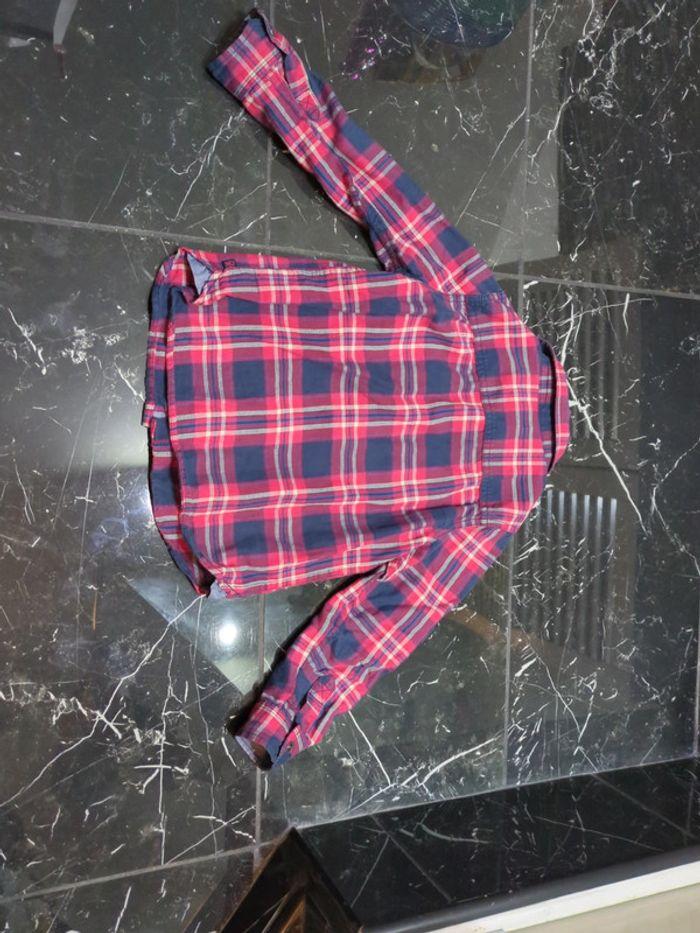 Chemise a carreaux Okaïdi 5 ans - photo numéro 3