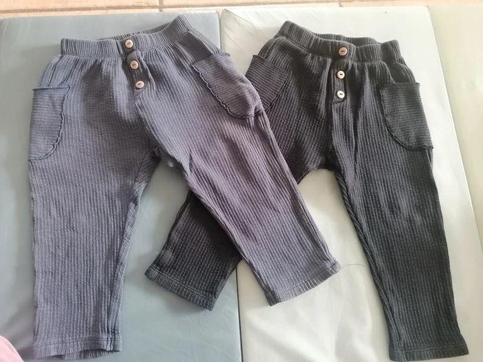 Lot de 2 pantalons Zara 2-3 ans - photo numéro 1