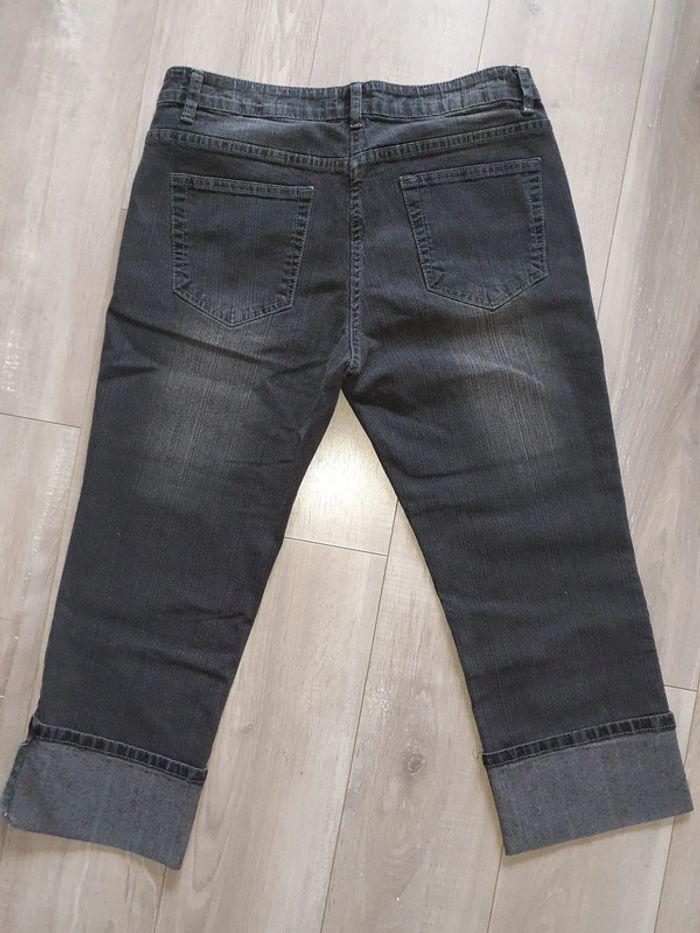 Pantacourt Jeans taille 44 - photo numéro 2