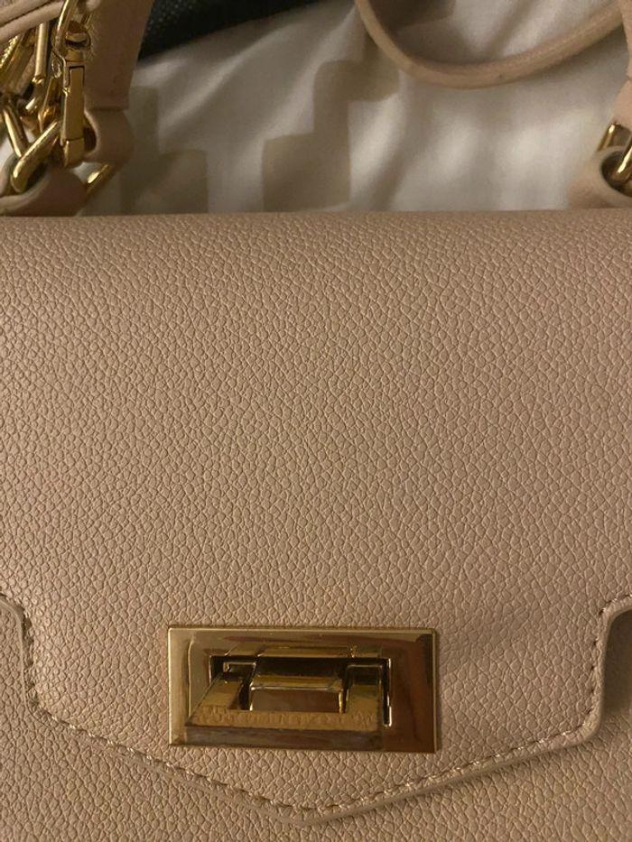 Petit sac Georges rech rose pale et beige - photo numéro 6