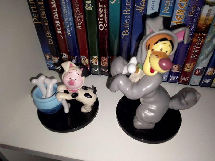 2 figurine Disney Winnie l'ourson (porcinet et Tigrou) - photo numéro 1