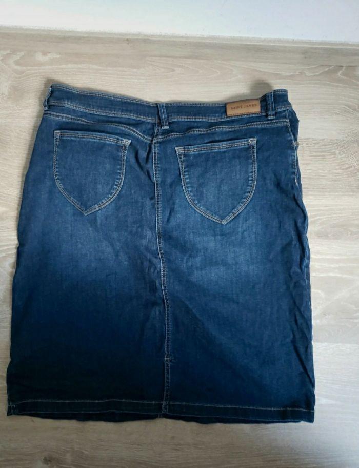 Jupe jeans taille 46 - photo numéro 3