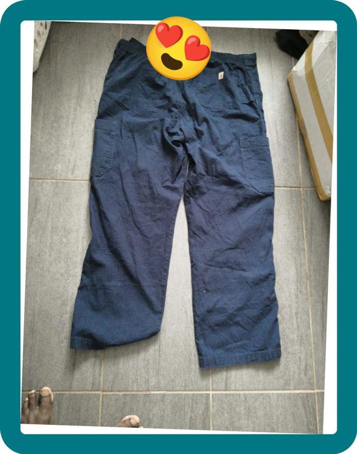 Pantalon carhartt bleu taille 50 - photo numéro 5