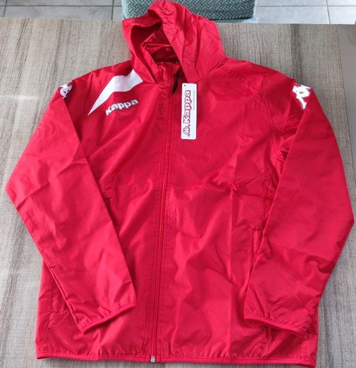 Veste coupe vent pour homme  marque kappa Vado 2 rouge taille S - photo numéro 3