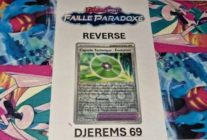 Capsule Technique : Évolution 178/182 Carte Pokémon Faille Paradoxe FR Neuve