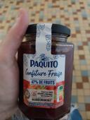 Paquito confiture fraise 67 %de fruits