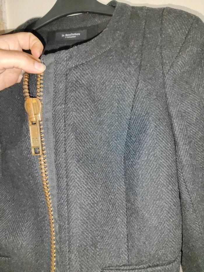 Veste grise foncée taille 38 - photo numéro 2