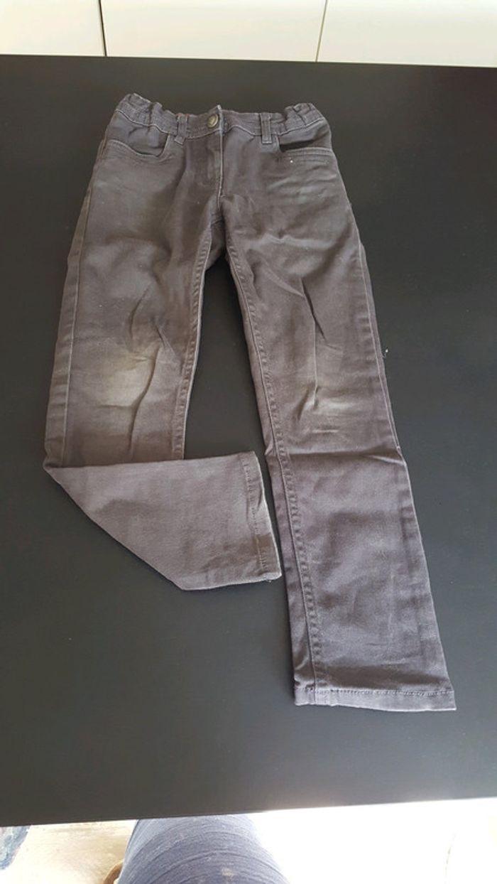 Pantalon jeans Marron dpam 8 ans - photo numéro 1