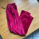 Pantalon en velours rouge rose bordeaux 14 ans