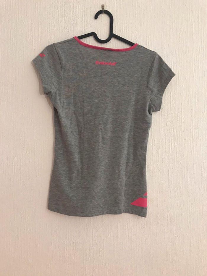 T shirt de sport gris Babolat - photo numéro 2