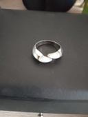 Bague cougar en argent et nacre taille 52 Misaki