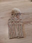 Bonnet en laine beige