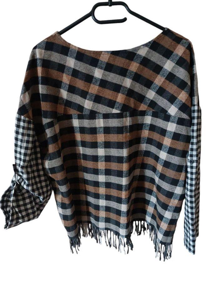 Pull poncho femme T.XL - photo numéro 3