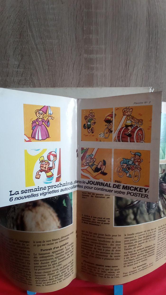 Le journal de Mickey, nouvelle série n° 1358, 1978 (avec les 6 autocollants) - photo numéro 3